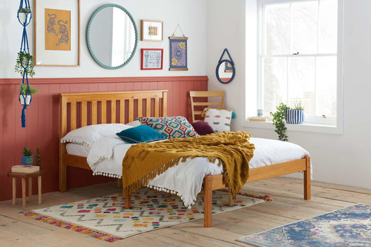 Birlea Denver Wooden Bed Frame - Pine