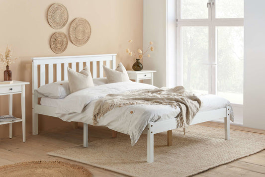 Birlea Denver Wooden Bed Frame - White