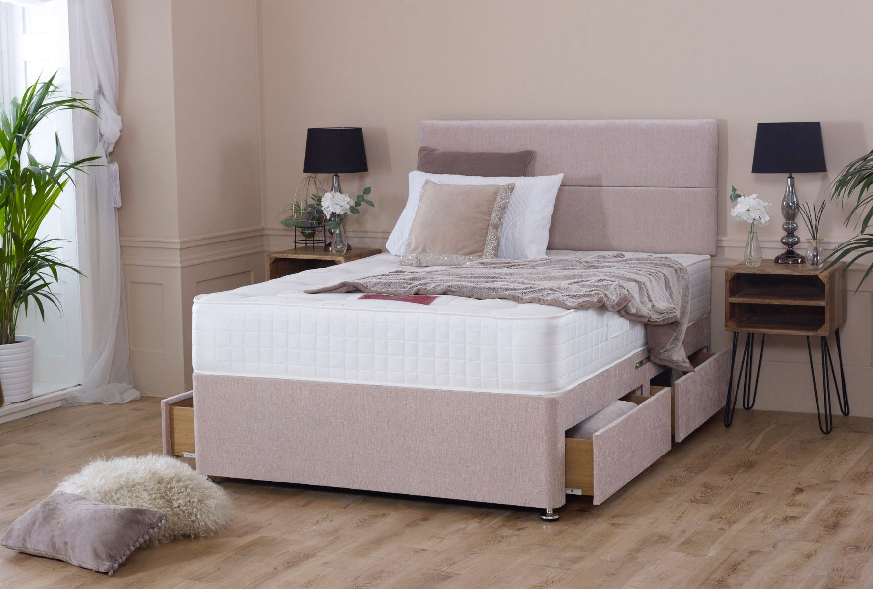 4ft Small Double Divan Beds | Up to 60% OFF – Bed Factory Direct