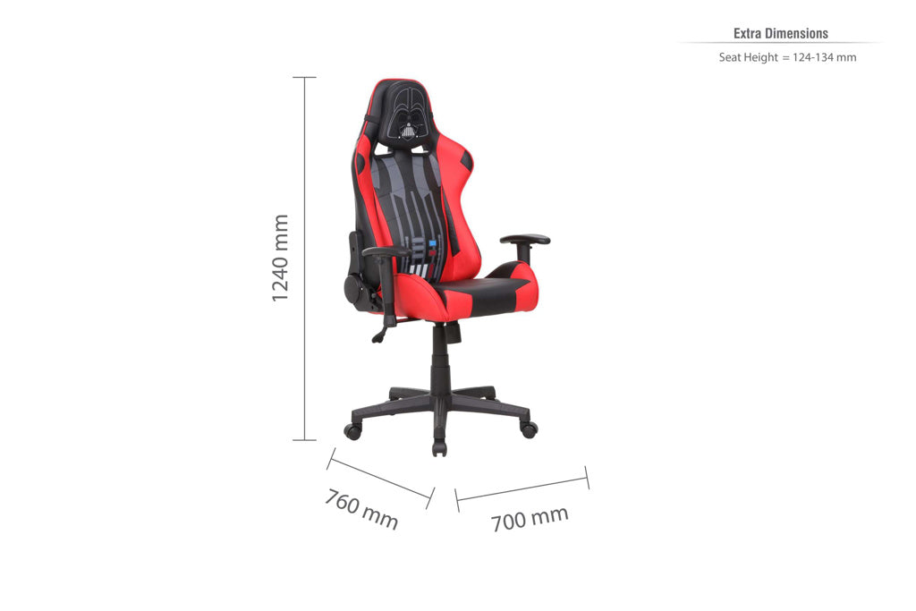 Star Wars Darth Vader Hero Computer Gaming Chair dimensions