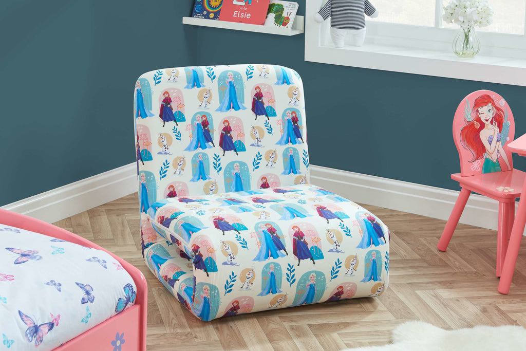 Disney Frozen Fold Out Bed Chair room