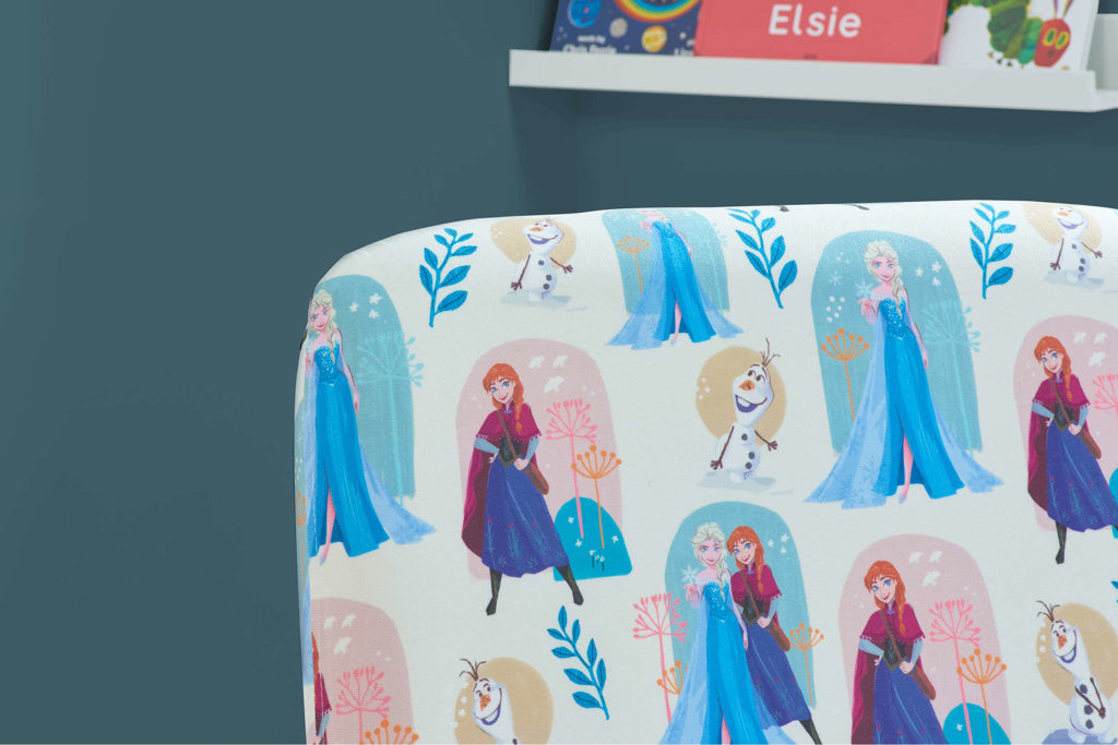 Disney Frozen Fold Out Bed Chair close up