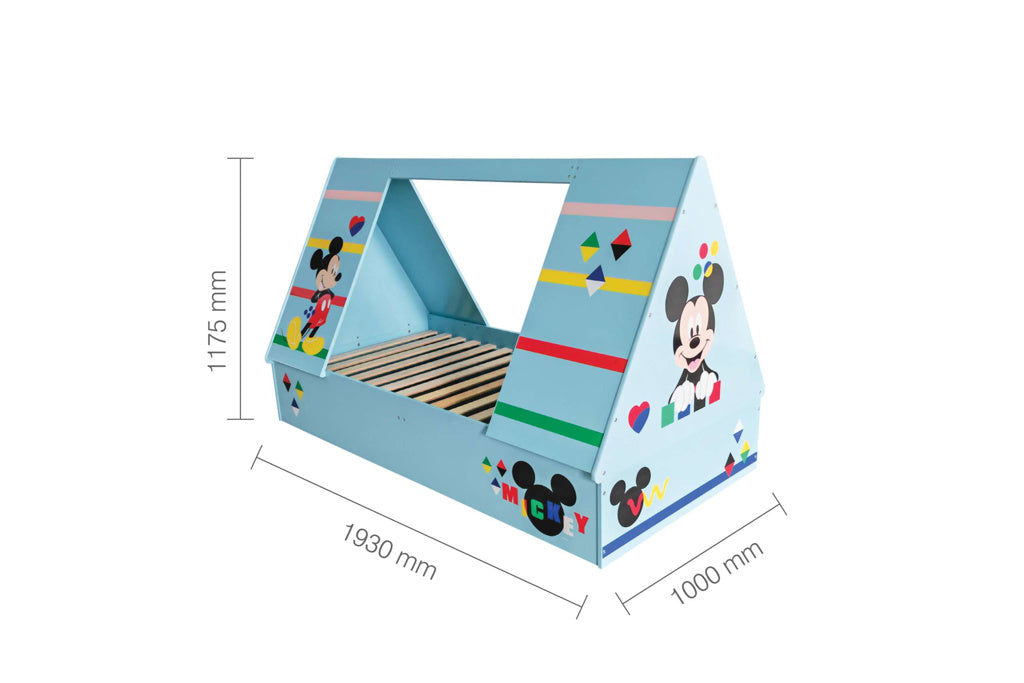 Disney Mickey Mouse Single Tent Bed dimensions