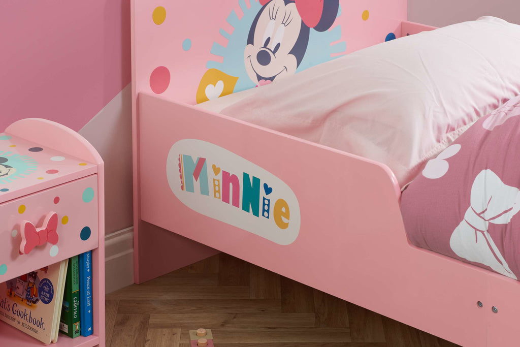 Disney Minnie Mouse Single Bed close up