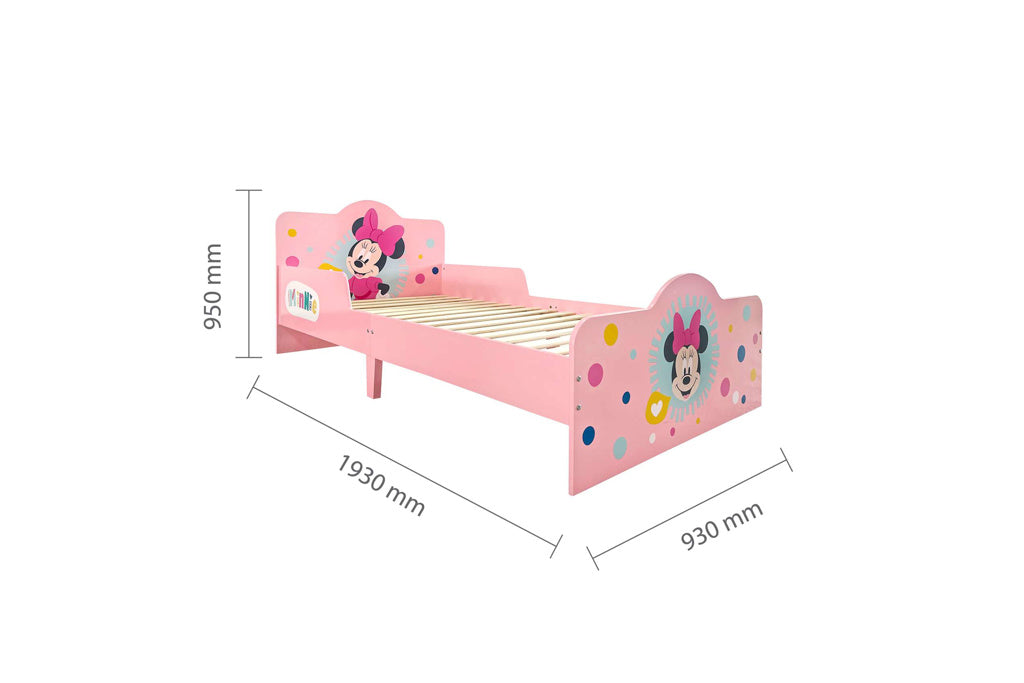 Disney Minnie Mouse Single Bed dimensions