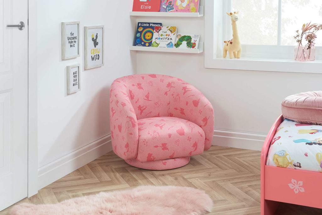 Disney Princess Accent Swivel Chair room