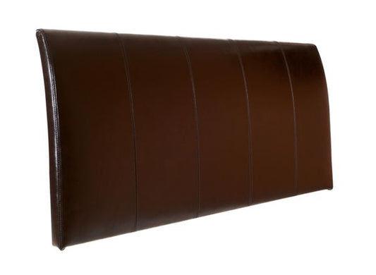 Ellie Kingsize Genuine Leather Brown Headboard