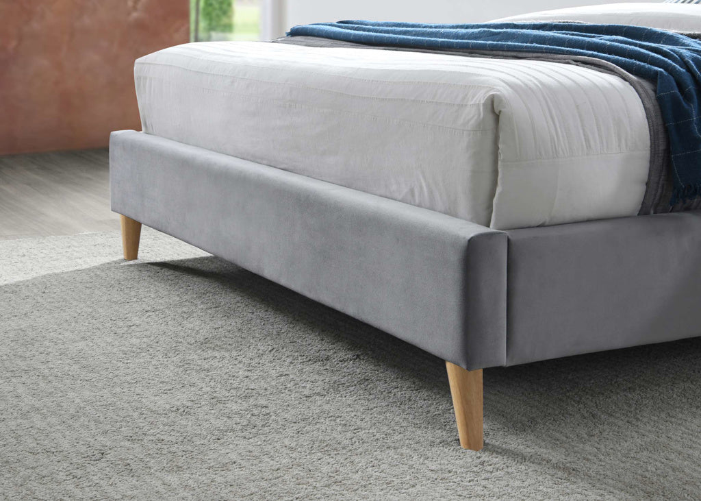 Birlea Elm Fabric Bed - Grey 2