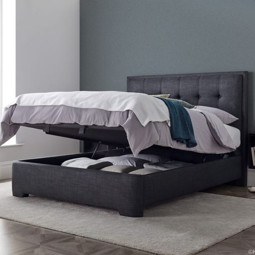 Kaydian Falstone Ottoman Bed - Pendle Slate 2