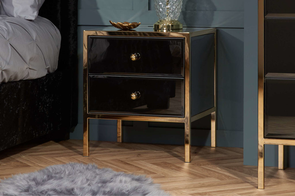 Birlea Fenwick 2 Drawer Bedside Table