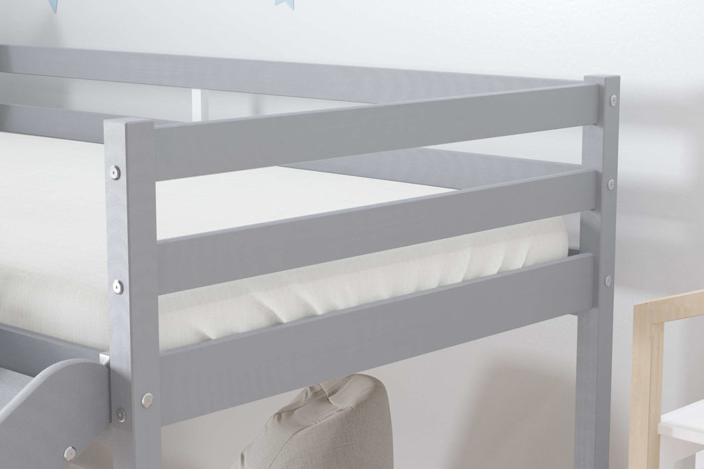 Birlea Frankie Midi Sleeper With Slide - Grey 3