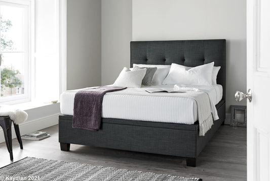 Kaydian Walkworth Ottoman Bed - Pendle Slate