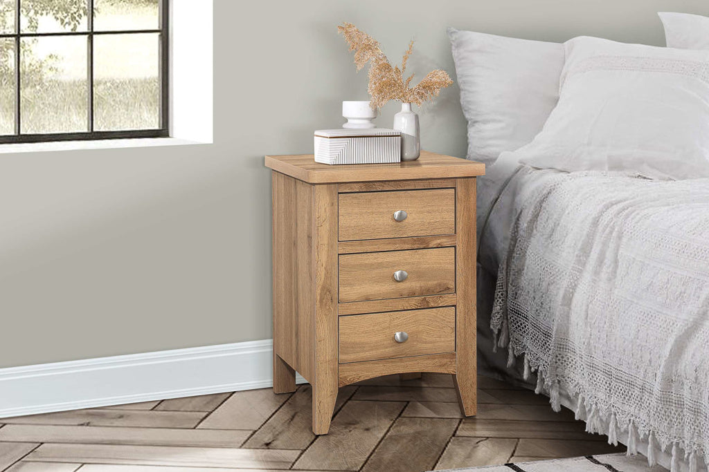 Birlea Hampstead 3 Drawer Bedside