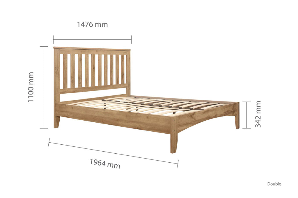 Birlea Hampstead Wooden Bed Frame - Small Double