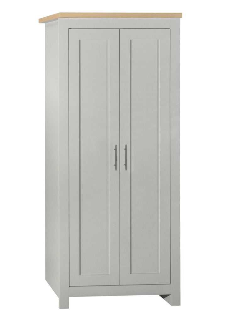 Birlea Highgate 2 Door Wardrobe - Grey & Oak 2