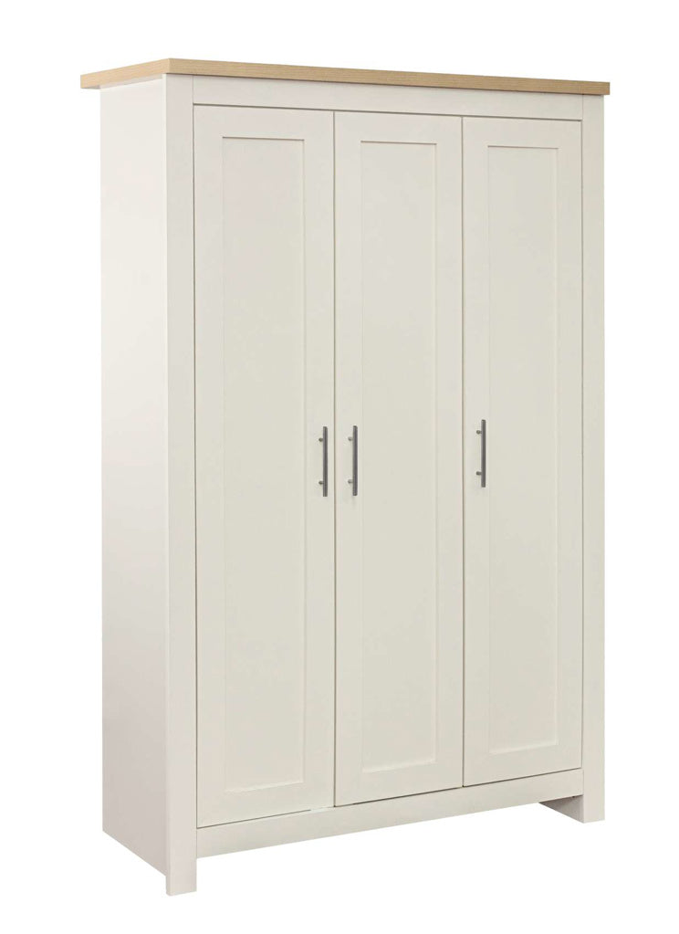 Birlea Highgate 3 Door Wardrobe - Cream & Oak 2