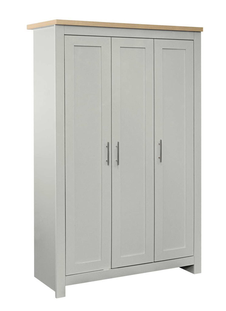 Birlea Highgate 3 Door Wardrobe - Grey & Oak 2