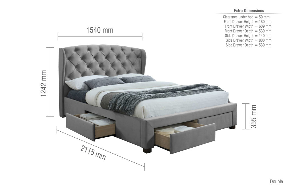 Birlea Hope Bed Frame - Double 4