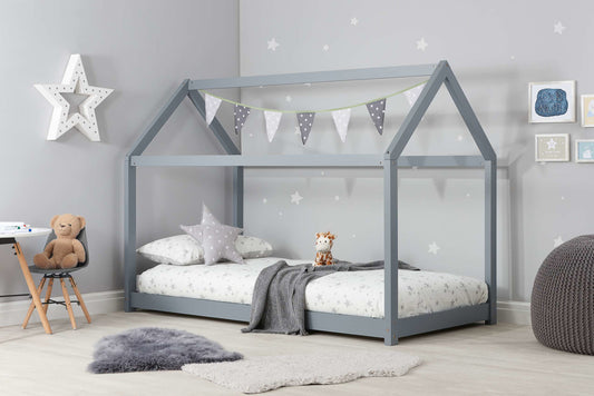 Birlea House Bed - Grey