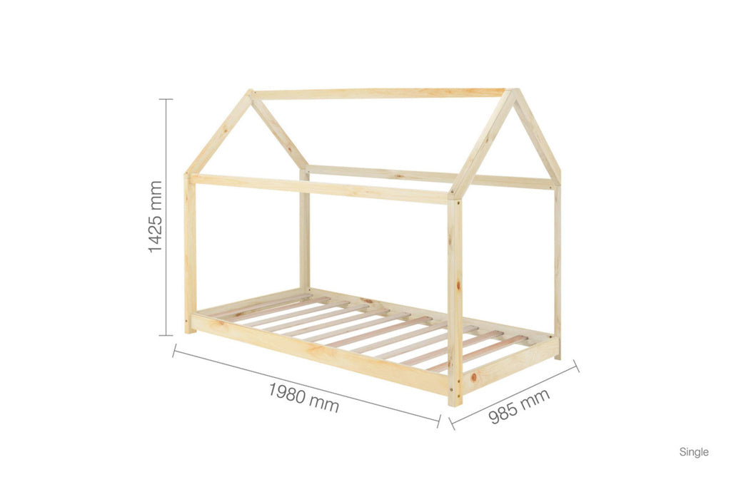 Birlea House Bed - Pine 4