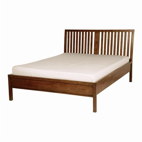 Java Mahogany Wooden Bed Frame - Double