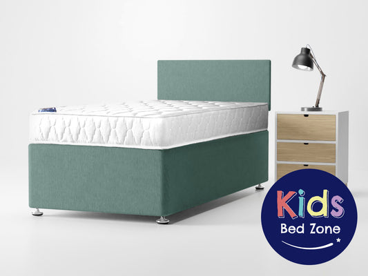 Custom Size Kids Divan With Headboard (2ft6 - 4ft Width)