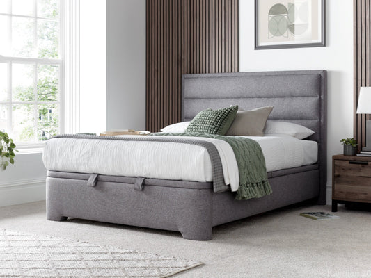 Kaydian Kirkby Ottoman Bed - Marbella Grey