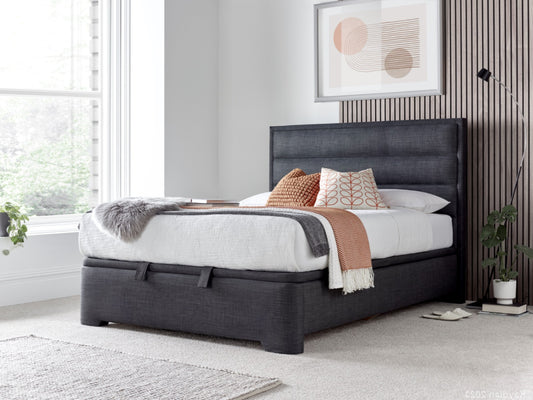 Kaydian Kirkby Ottoman Bed - Pendle Slate