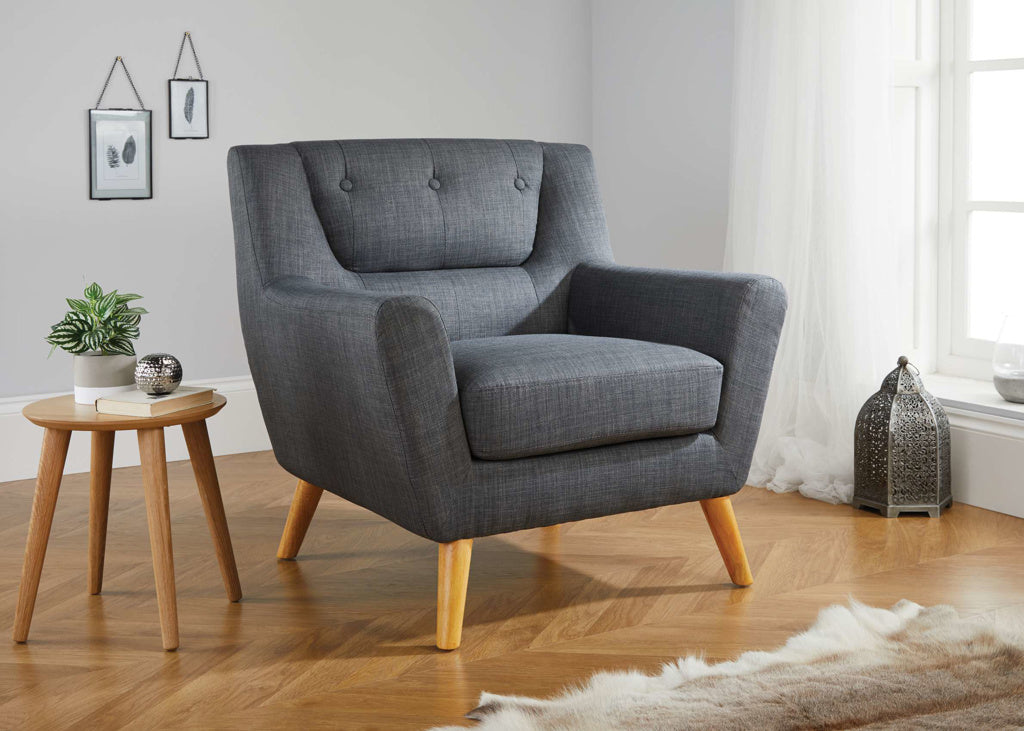 Birlea Lambeth Chair - Grey