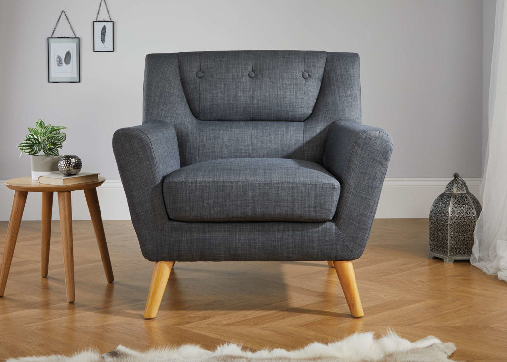 Birlea Lambeth Chair - Grey 2