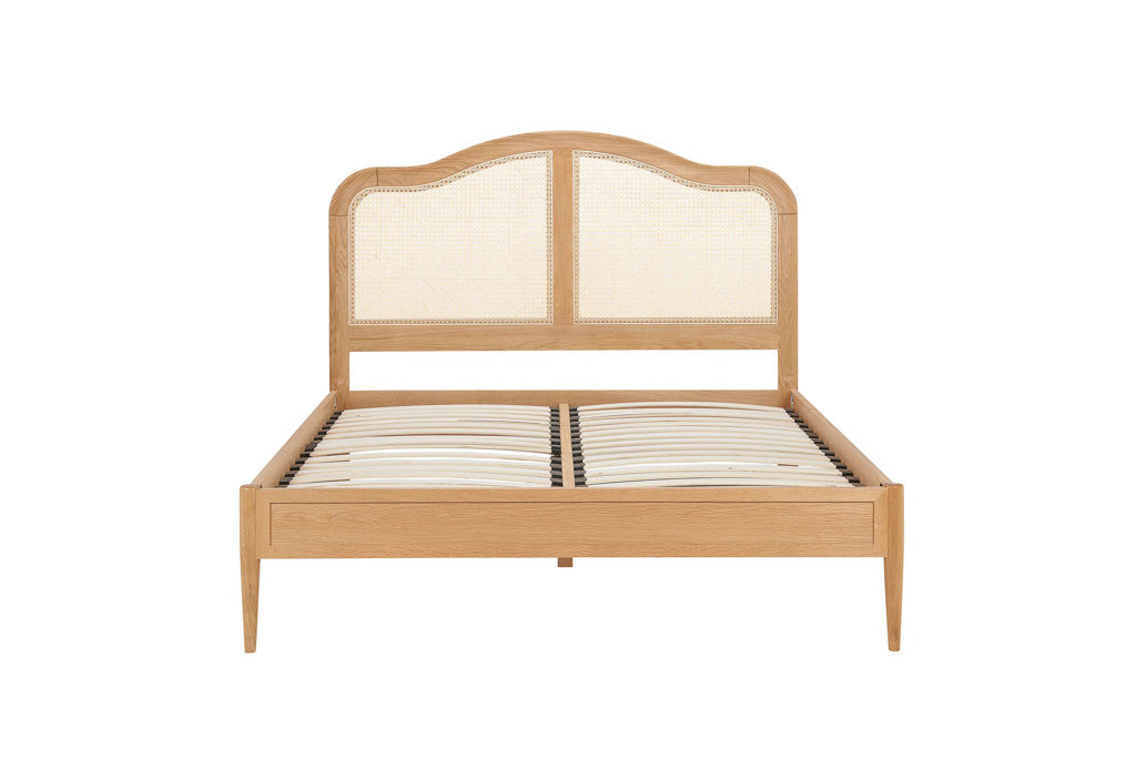 Birlea Leonie Rattan Bed Frame - Oak 3