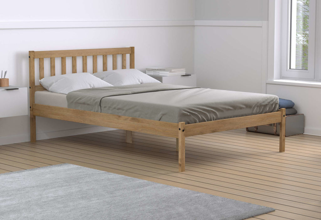 Birlea Lisbon Wooden Bed Frame - Double