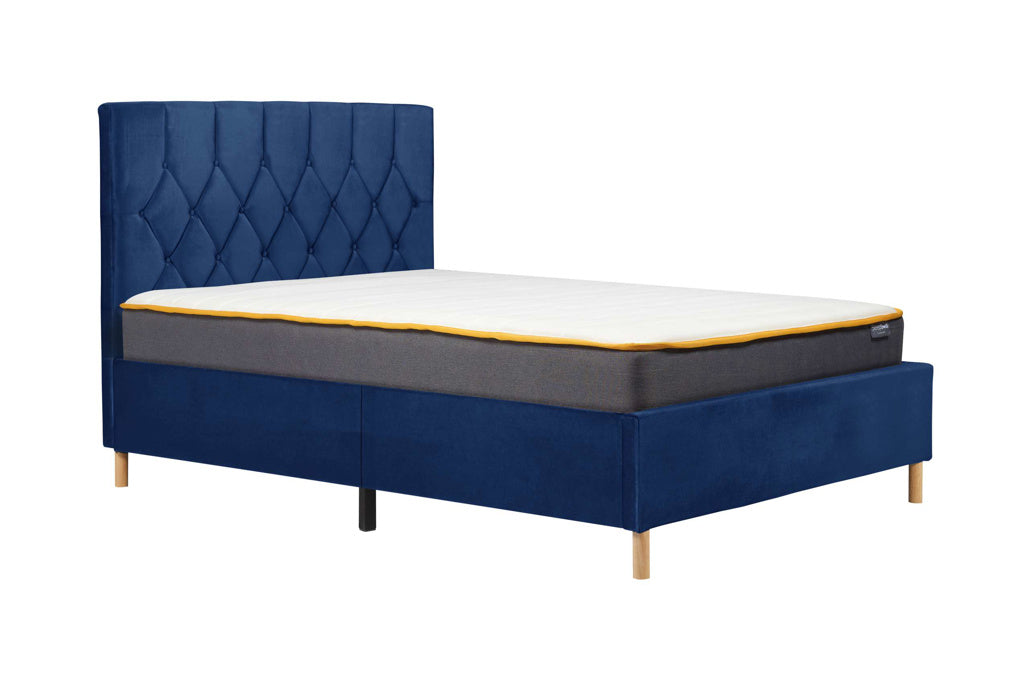 Birlea Loxley Fabric Bed Frame - Blue 4