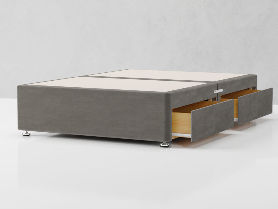 Luxury Velvet Divan Base - Single – Bed Factory Direct