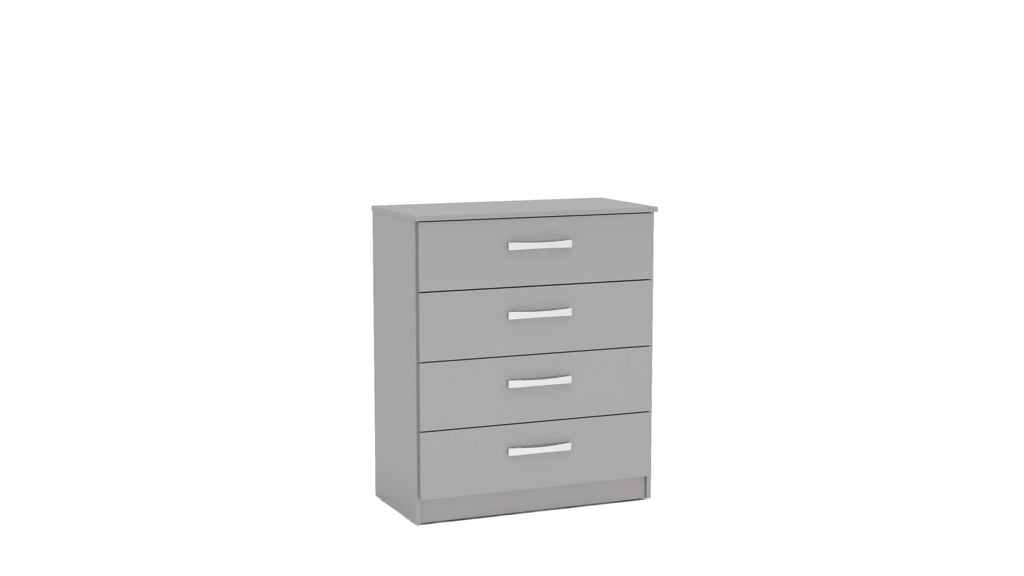 Birlea Lynx 4 Drawer Chest - Grey 2