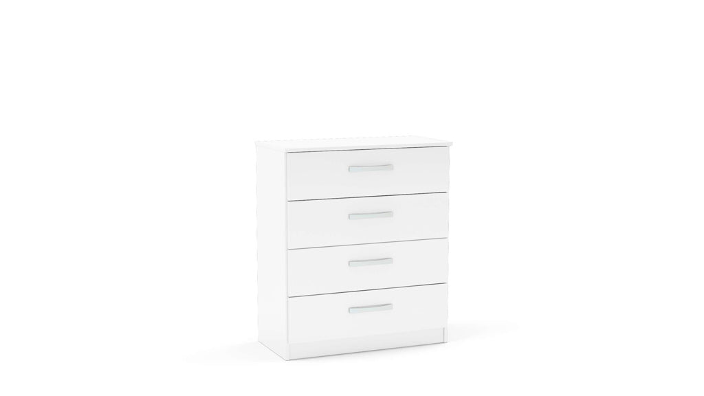 Birlea Lynx 4 Drawer Chest - White 2