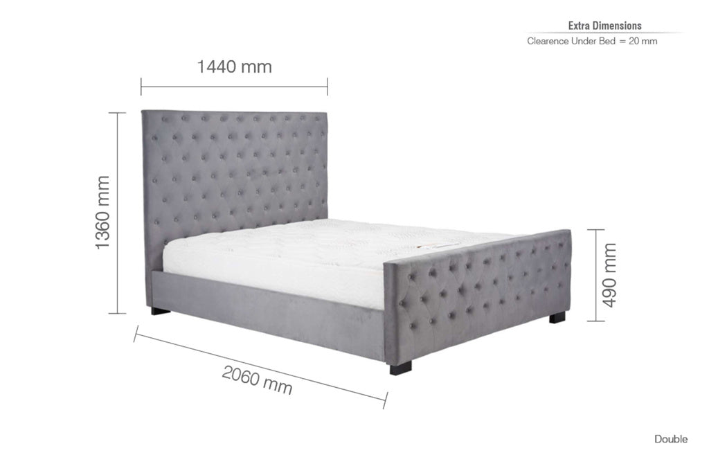 Birlea Marquis Bed Frame - Double 4