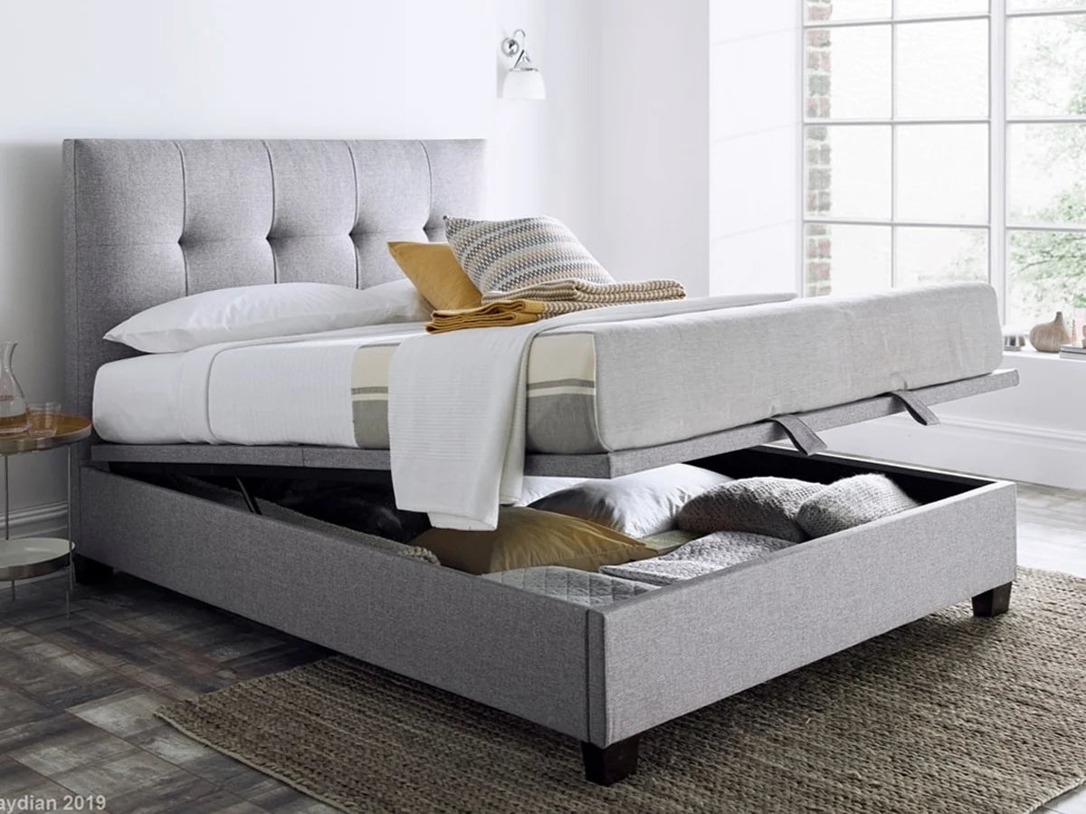 Kaydian Accent Ottoman Bed - Marbella Grey 2