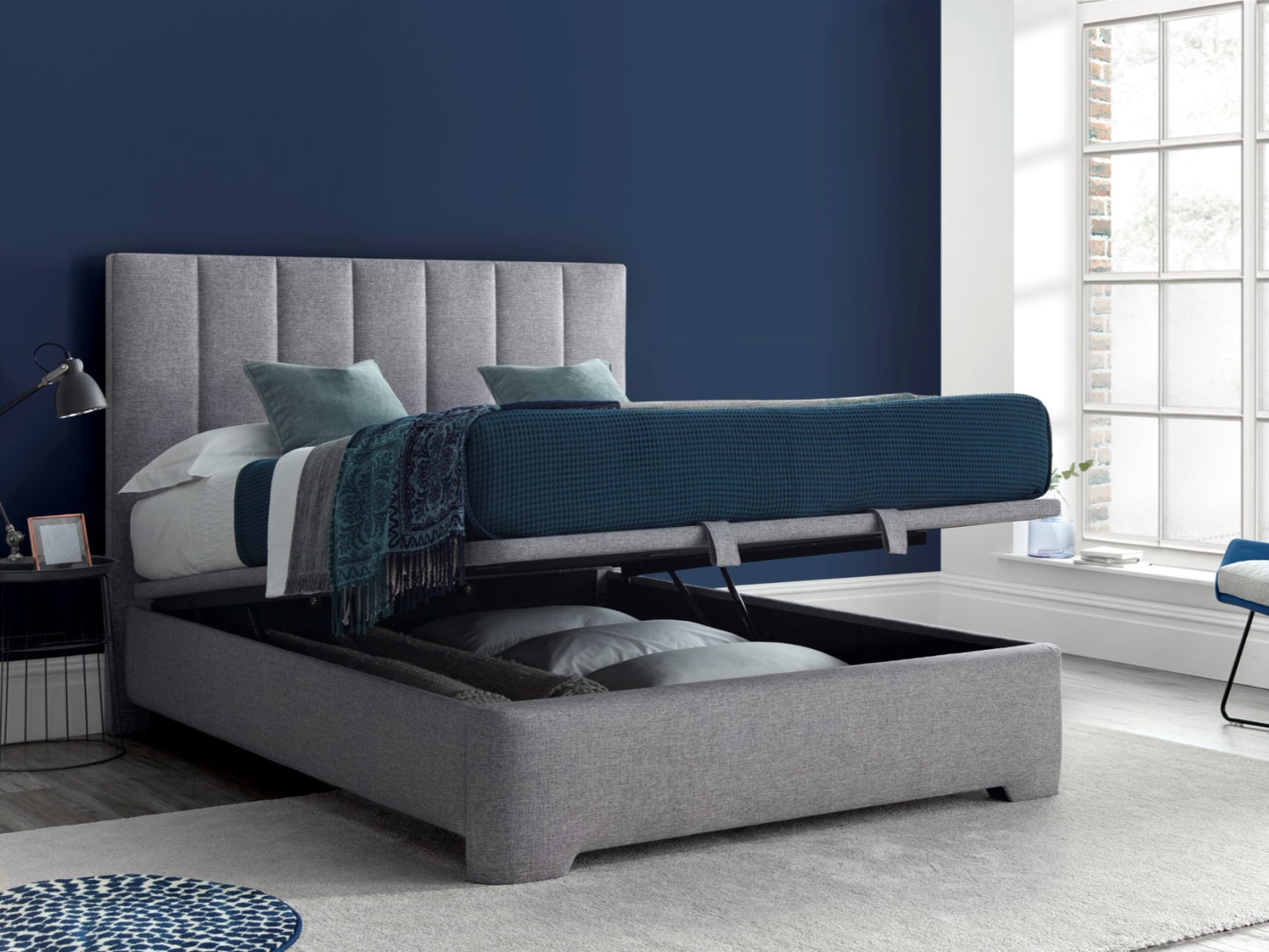 Kaydian Medburn Ottoman Bed - Marbella Grey 2