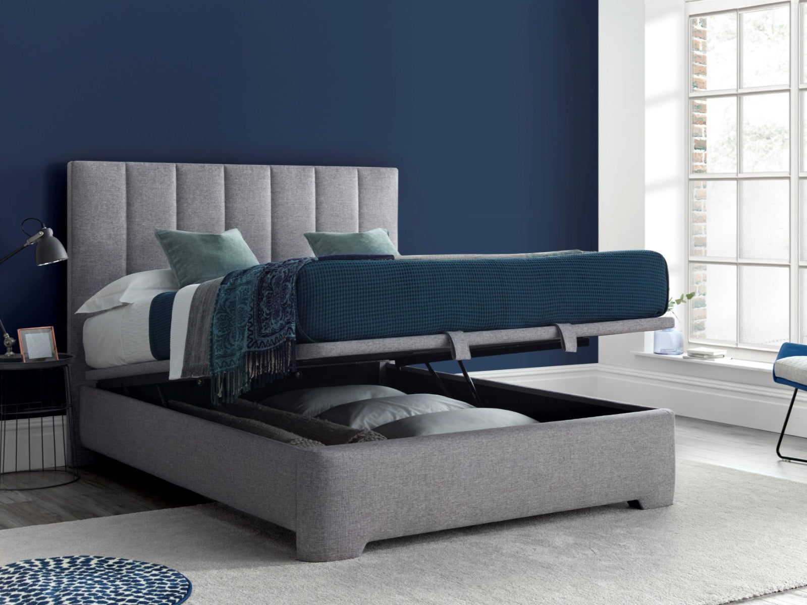 Kaydian Medburn Ottoman Bed - Marbella Grey 2