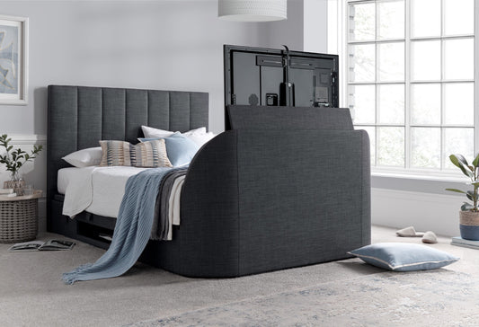 Kaydian Medway TV Ottoman Bed - Pendle Slate