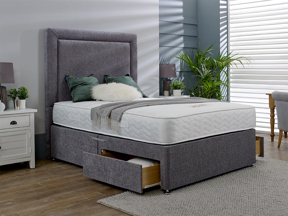 Memory Plus Divan Bed - Double