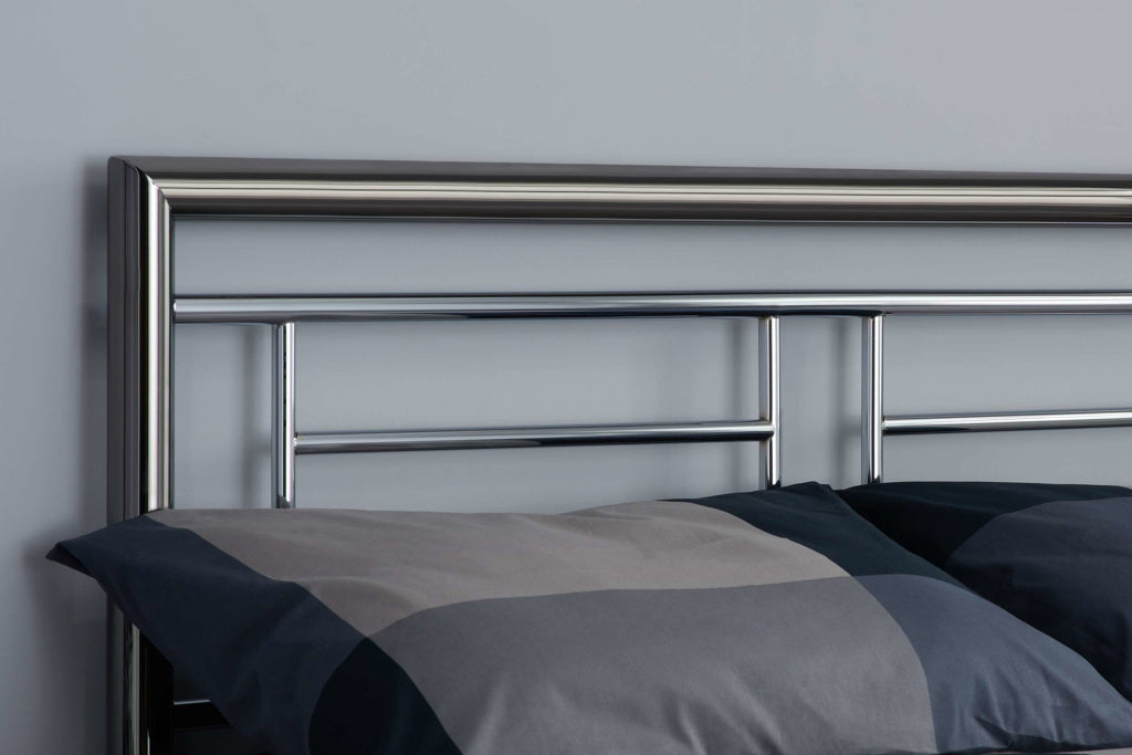 Birlea Montana Chrome and Nickel Bed Frame - Double 2