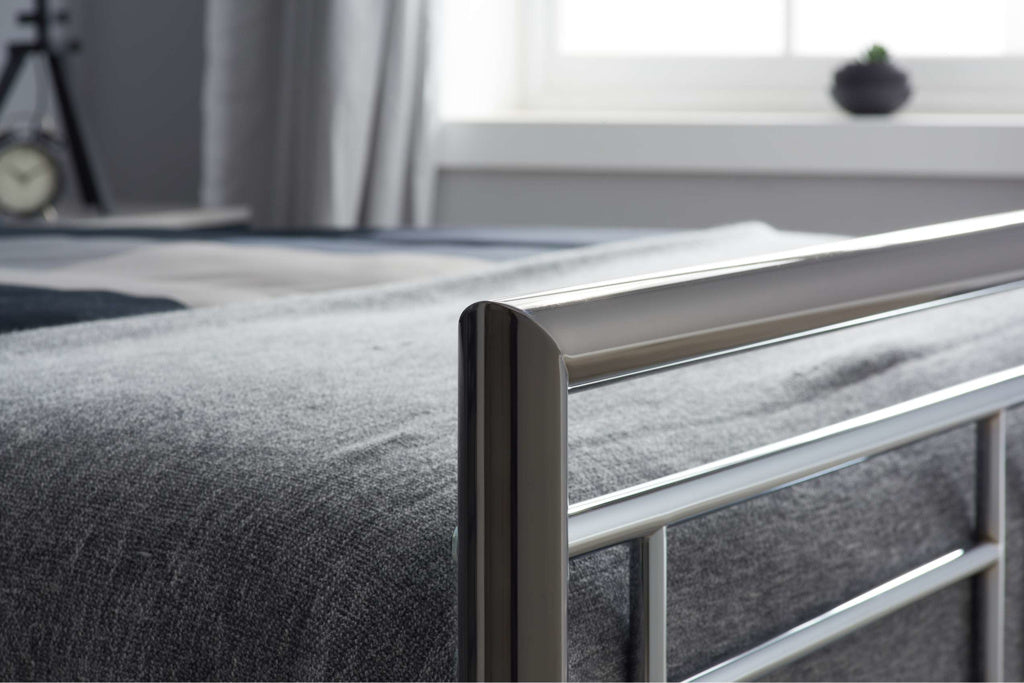 Birlea Montana Chrome and Nickel Bed Frame - Double 3