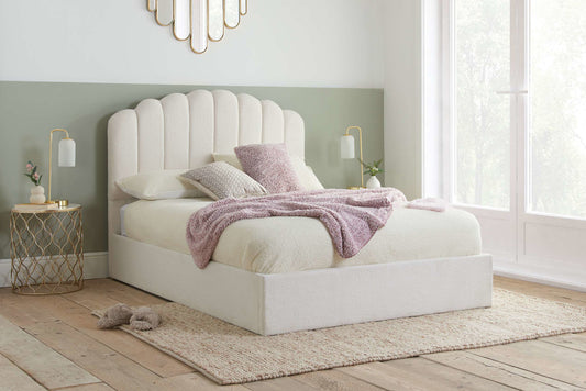 Birlea Monaco White Ottoman Bed Frame - Double