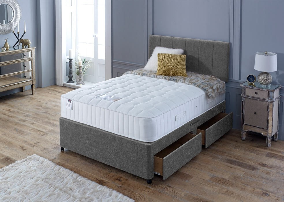 Morven Pocket Divan Bed - Single – Bed Factory Direct