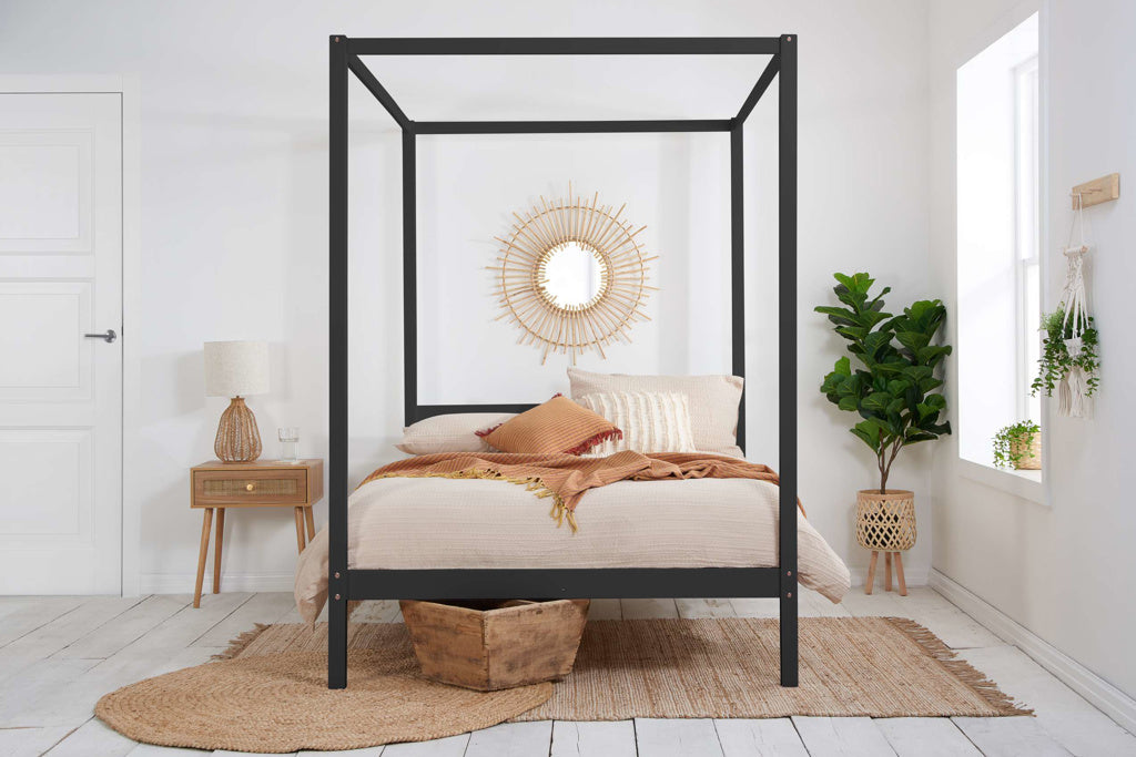 Birlea Mercia Four Poster Bed - Black 2