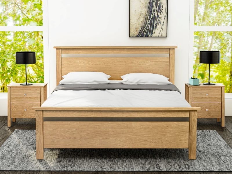 Limelight Nero Wooden Bed - Double 2