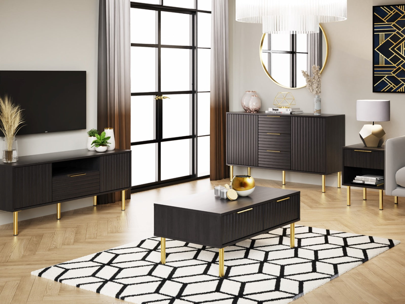 GFW Nervata 4 Piece Furniture Set