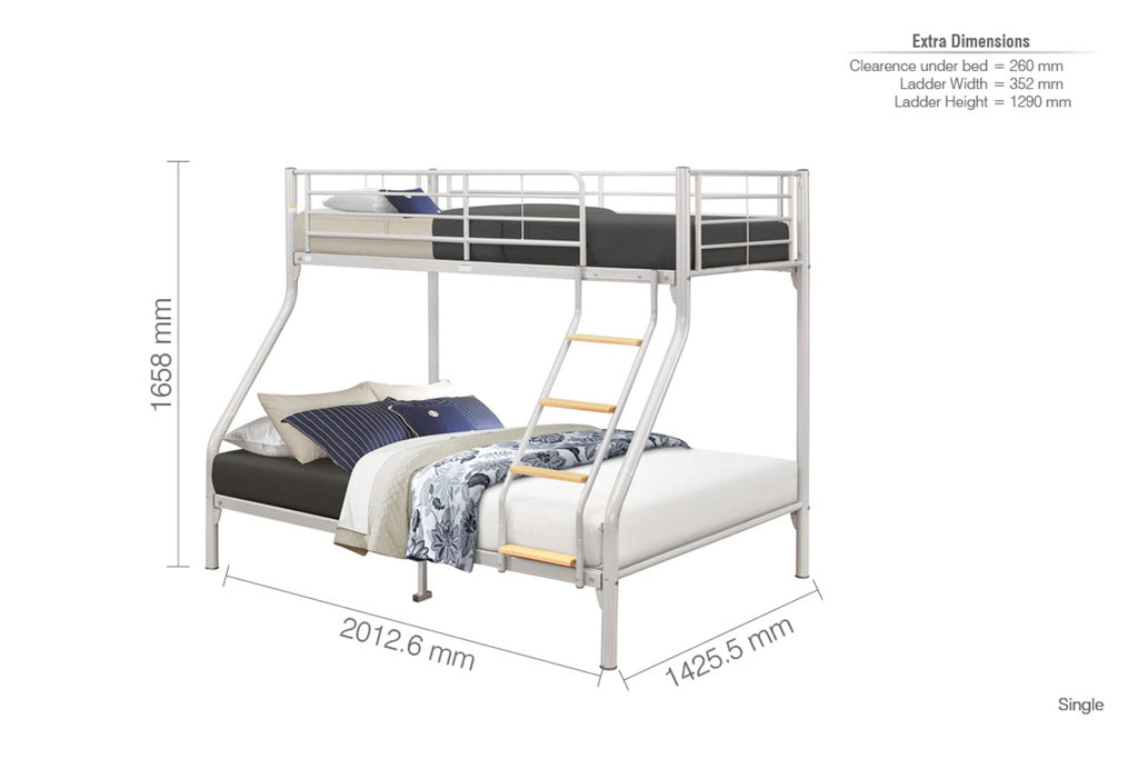 Nexus Bunk Bed Dimensions